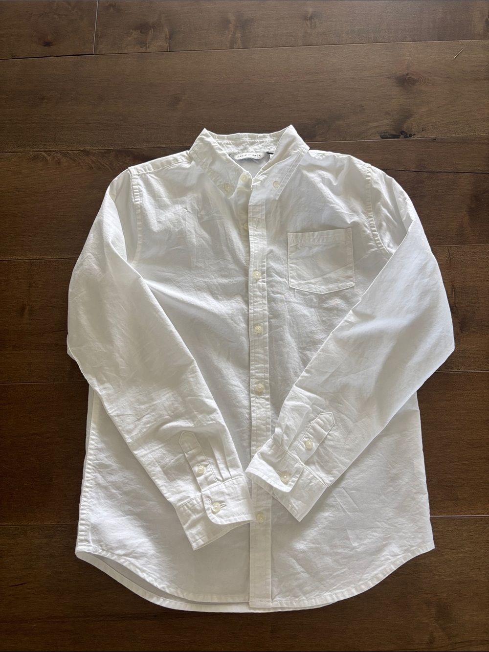 Janie and Jack White Button-Up Dress Shirt, NWT, kids size 12